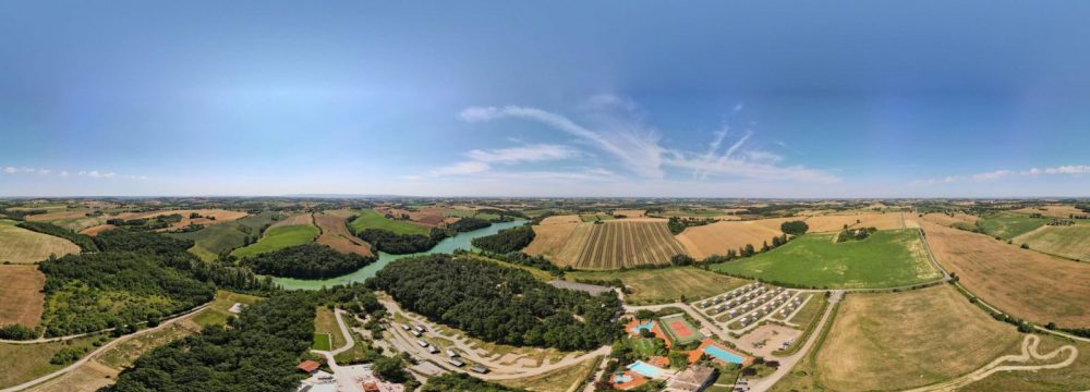 Vue d'avion 360 du Domaine