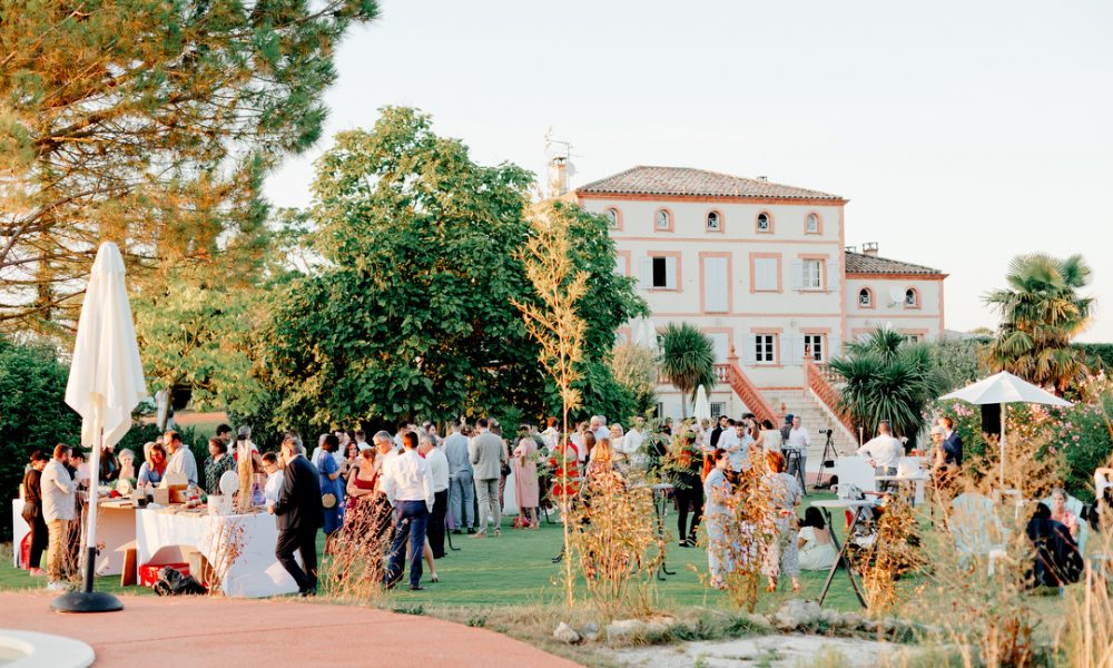 Cocktail dans le parc aquatique