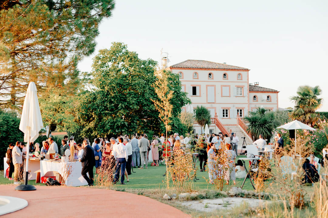 Cocktail dans le parc aquatique