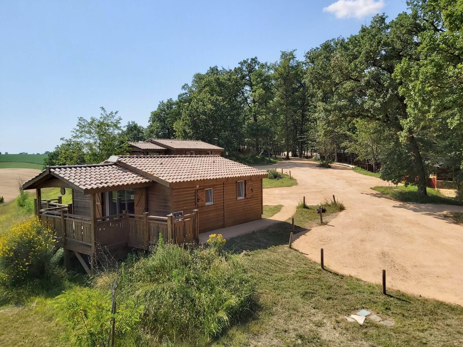 chalet avec vue sur le lac