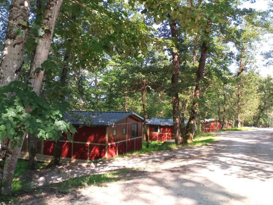 les chalet moréa dans la forêt