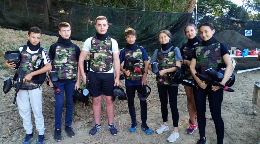 les ados au paintball