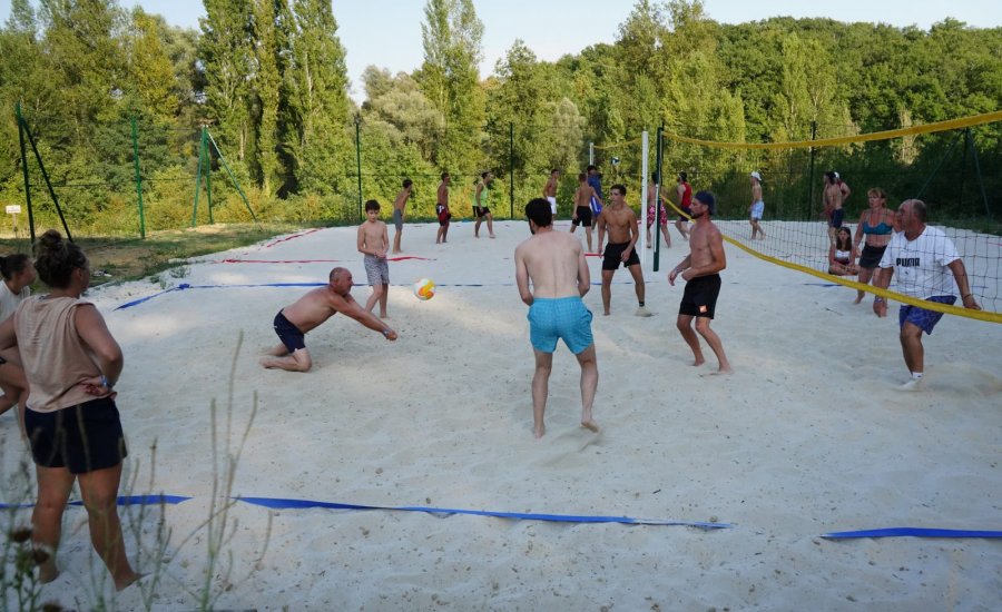 match volley au camping