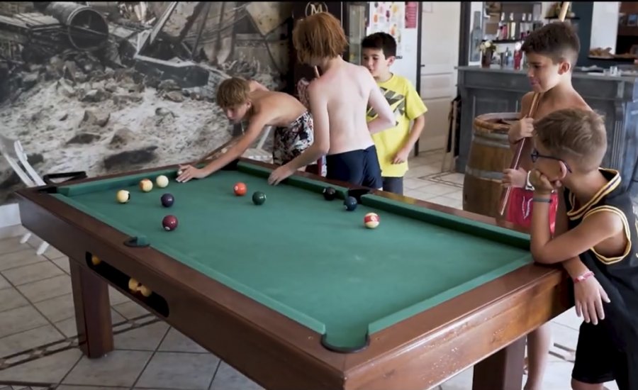 billard enfant camping